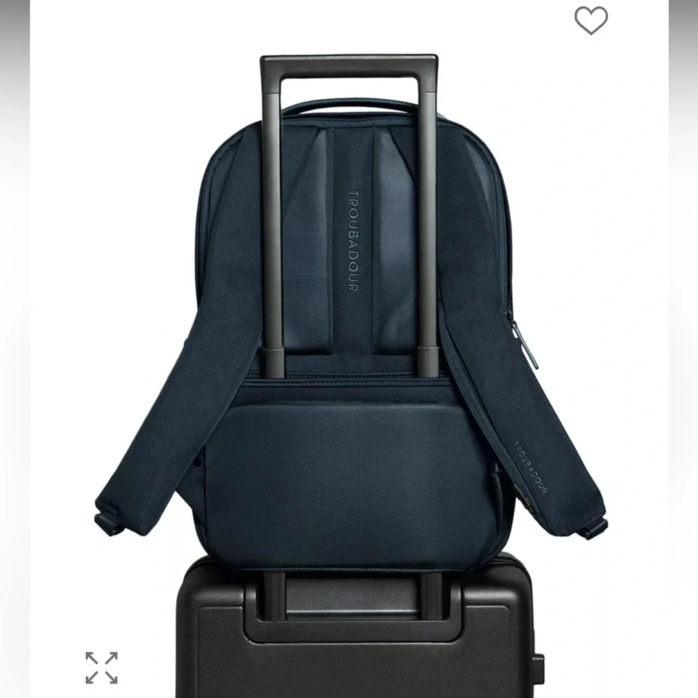 Troubadour Apex 3.0 Waterproof Laptop Backpack, Navy Blue